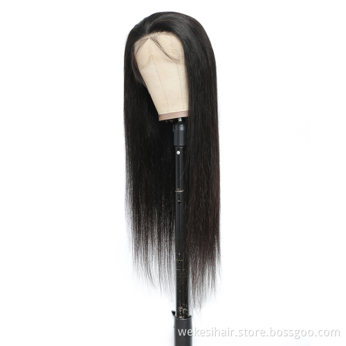 Hair Wigs for Black Women with Baby Hair Brazilian 13x6 Glueless Transparent HD Lace Front 40 inch Straight Human Hair Wig